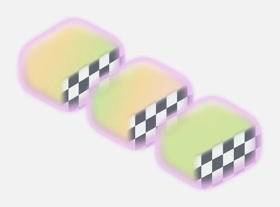 Face coordinates, drawn as a checkerboard